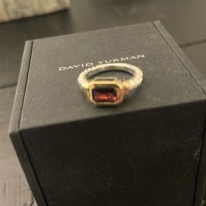 David Yurman Novella Ruby Sterling Silver and 18k Gold